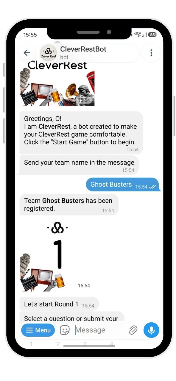 Бот у Telegram — реєстрація команди та початок гри